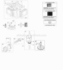 Camshaft Crankshaft Cylinder Gasket Set-Engine Piston Rings Connectiong Rod Diagram and Parts List for 49M877-0046-G1  Briggs and Stratton Engine
